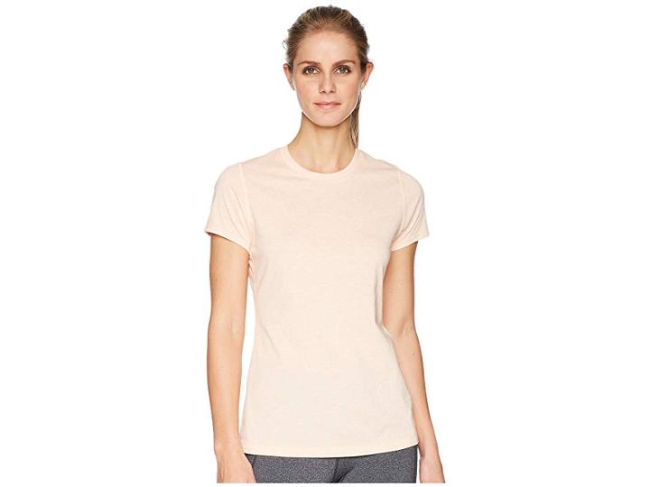 New Balance Heather Tech Tee (fiji Heather) Women's T Shirt