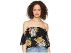 Bishop + Young Enchanted Garden Crop Top (enchanted Garden) Women's Clothing