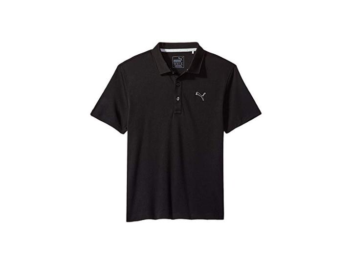 Puma Golf Kids Essential Pounce Polo Jr (big Kids) (puma Black) Boy's Clothing