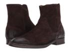 John Varvatos Collection Moccasin Zip Boot (dark Brown) Men's Boots