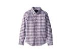 Polo Ralph Lauren Kids Plaid Cotton Oxford Shirt (little Kids/big Kids) (blue/red Multi) Boy's Long Sleeve Button Up