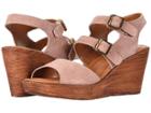 Bella-vita Ani-italy (blush Italian Suede) Women's Wedge Shoes
