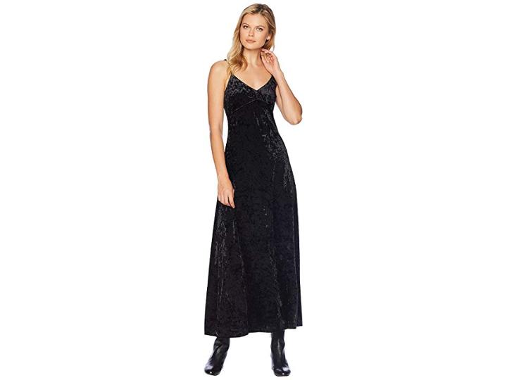 Michael Michael Kors Crush Velvet Tank Maxi Dress (black) Women's Dress