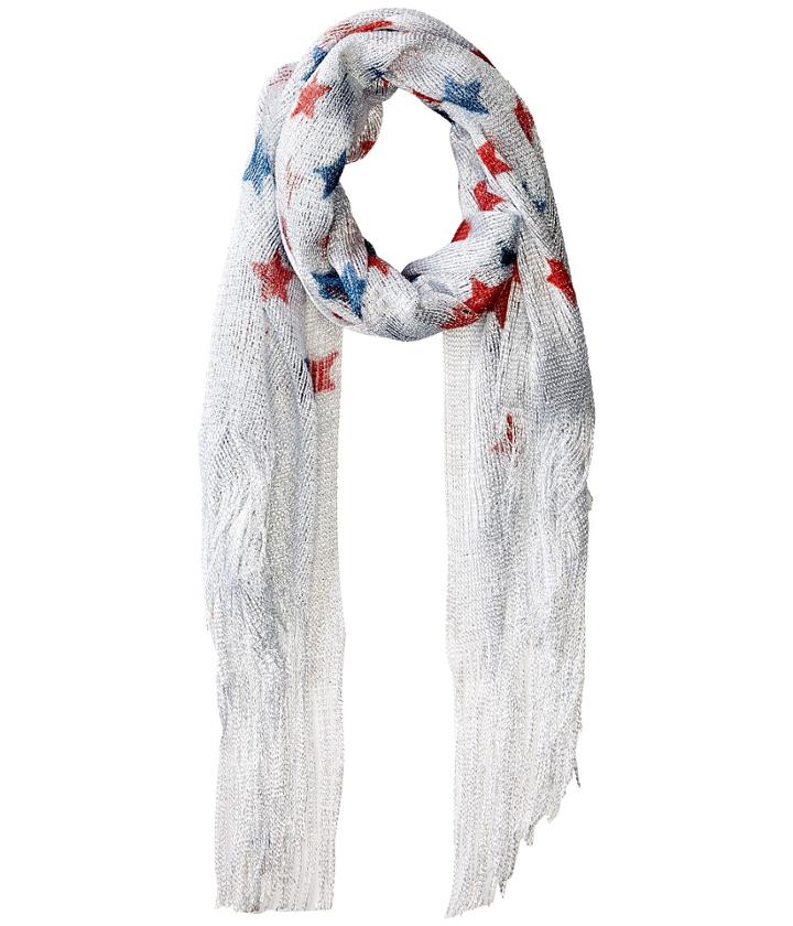 Collection Xiix Star Print (white) Scarves