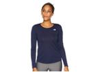 New Balance Accelerate Long Sleeve (pigment) Women's Long Sleeve Pullover