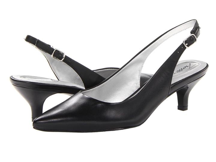 Trotters Prima (black Leather) Women's 1-2 Inch Heel Shoes