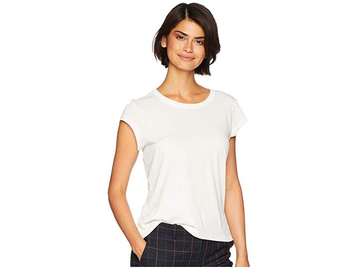 Joie Delzia Short Sleeve T-shirt (porcelain) Women's Clothing