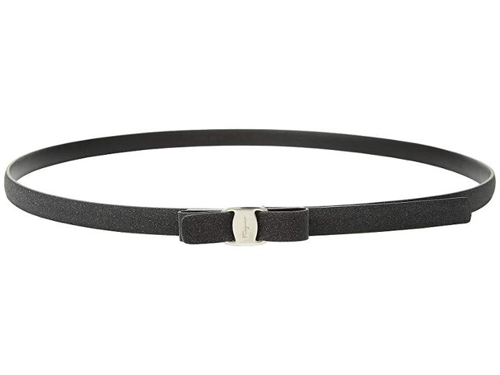 Salvatore Ferragamo 23b585 (nero/micro Nera) Women's Belts