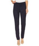 B Collection By Bobeau Roland Faux Suede Leggings (navy) Women's Casual Pants