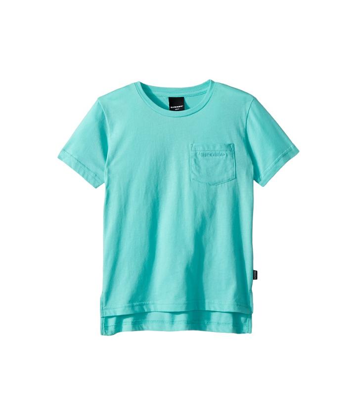 Superism Brycen Short Sleeve Tee (toddler/little Kids/big Kids) (blue) Boy's T Shirt