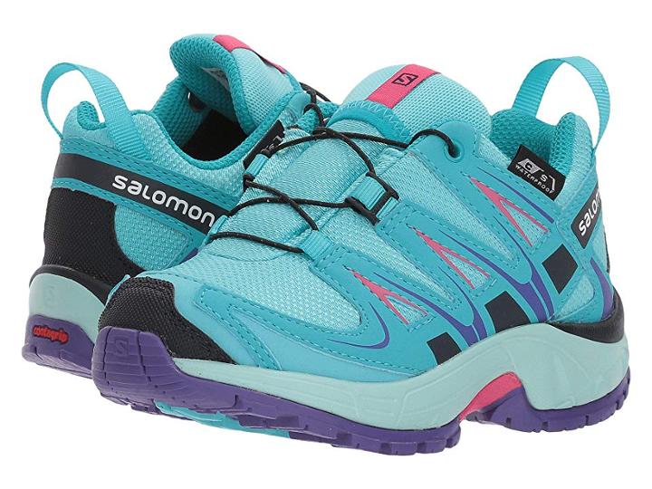 Salomon Kids Xa Pro 3d Cswp (toddler/little Kid) (blue Curacao/eggshell Blue/purple Opulence) Girls Shoes