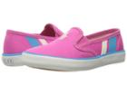 Polo Ralph Lauren Kids Piper (big Kid) (fuchsia Canvas/white Pony Player/teal) Girl's Shoes
