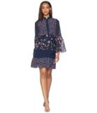 Juicy Couture Caprice Floral Mix Flirty Dress (regal Caprice Floral) Women's Dress