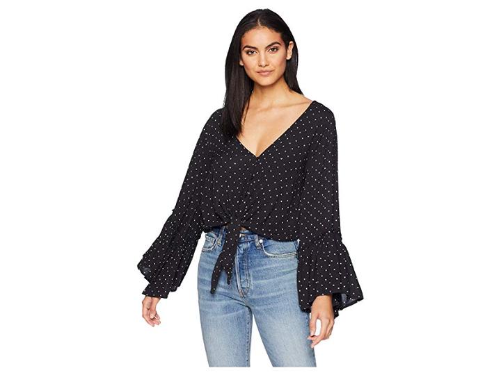 Billabong Lust Wild Woven Top (black) Women's Clothing