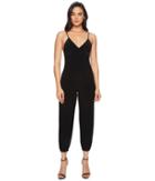 Kamalikulture By Norma Kamali Slip Jog Jumpsuit (black) Women's Jumpsuit & Rompers One Piece
