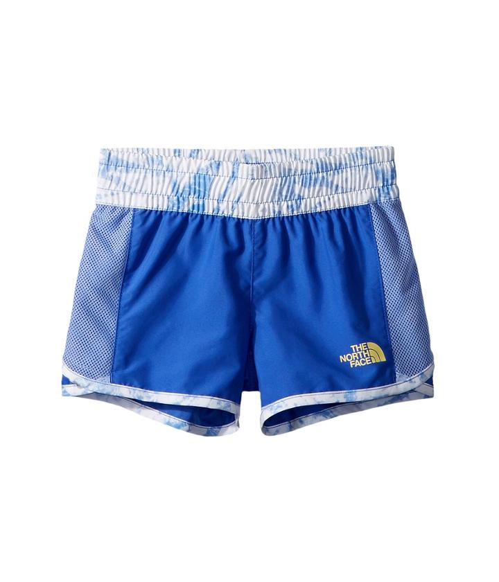 The North Face Kids Class V Water Shorts (little Kids/big Kids) (collar Blue Fern Print) Girl's Shorts