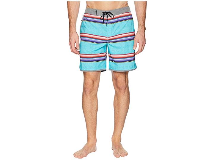 Hurley Phantom Serape 18 Stretch Boardshorts (aurora Green) Men's Swimwear