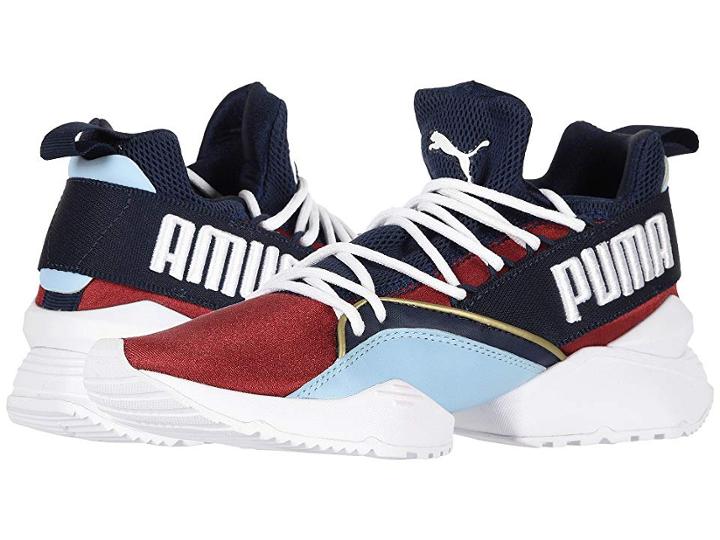 Puma Muse Maia Varsity (pomegranate/peacoat) Women's Shoes