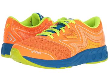 Asics Kids Noosa Gs (little Kid/big Kid) (shocking Orange/flash Yellow) Kids Shoes