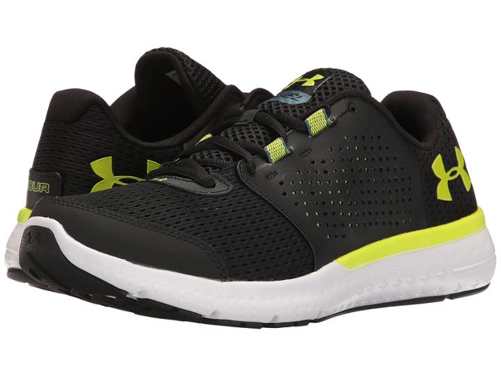 Under Armour Ua Micro G Fuel Rn (black/white/velocity) Men's Running Shoes