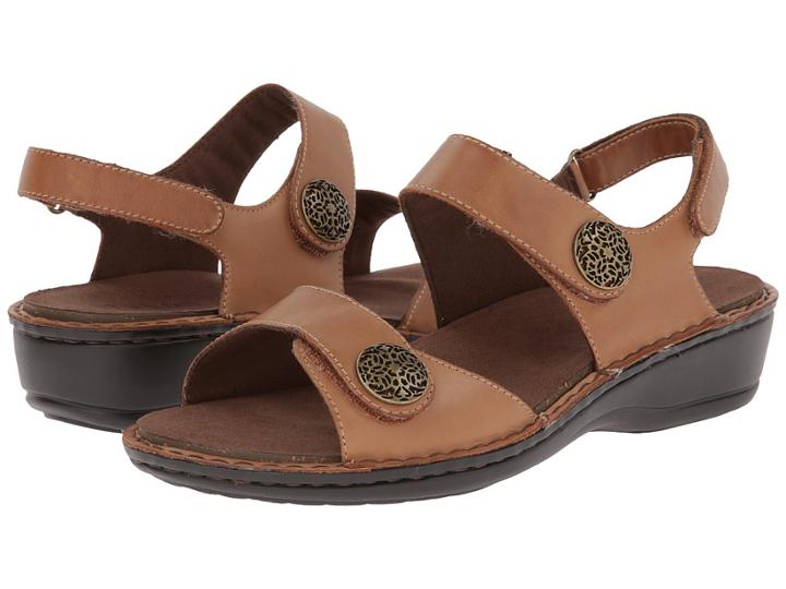 Aravon Candace (tan) Women's Sandals