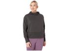 Nike Dry Gym Fleece Mock (sizes 1x-3x) (black/thunder Grey/white) Women's Clothing