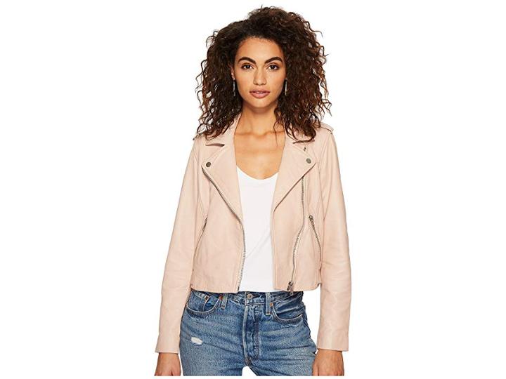 Lucky Brand Core Moto Jacket (blush) Women's Coat