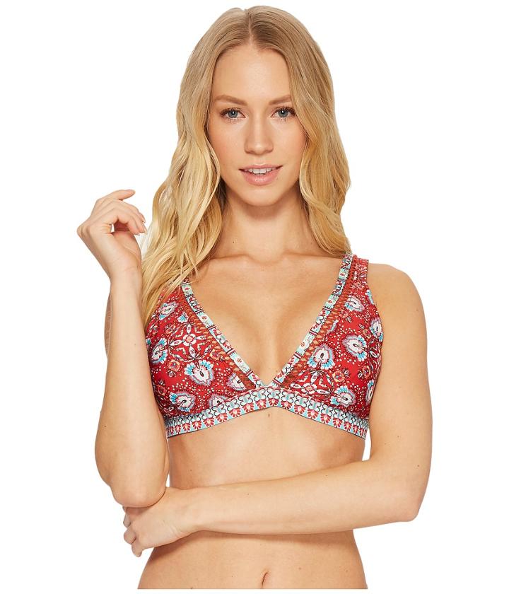 Laundry By Shelli Segal Butterfly Twin Bikini Top (spice) Women's Swimwear