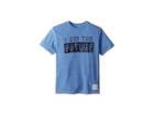 The Original Retro Brand Kids I Am The Future Short Sleeve Tri-blend Tee (big Kids) (streaky Blue) Boy's T Shirt