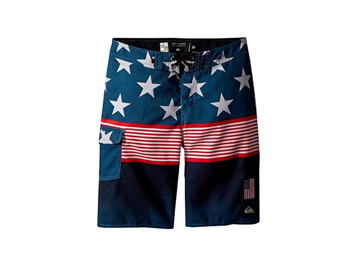 Quiksilver Kids Division Independent Boardshorts (big Kids) (navy Blazer) Boy's Swimwear
