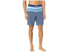 Vineyard Vines Birchcliff Stripe Boardshorts (ocean Breeze) Men's Swimwear