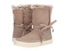 Toms Vista (desert Taupe Waterproof Suede/faux Fur) Women's Pull-on Boots
