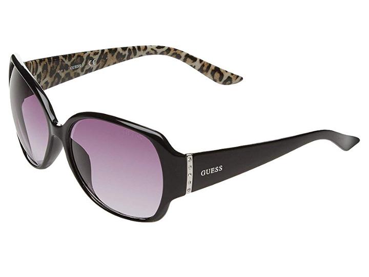 Guess Gf0284 (shiny Black/gradient Smoke) Fashion Sunglasses