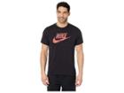 Nike Nsw Camo 1 Tee (black/team Red) Men's T Shirt
