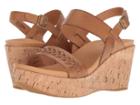 Kork-ease Austin Braid (light Brown Full Grain) Women's Wedge Shoes