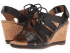 Clarks Helio Mindin (black Leather) Women's Sandals