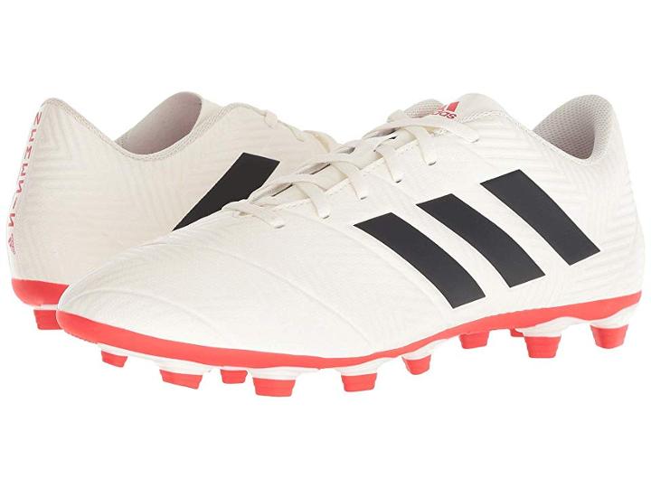 Adidas Nemeziz 18.4 Fxg (off-white/core Black/active Red) Men's Soccer Shoes
