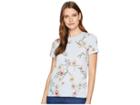 Lauren Ralph Lauren Floral Jersey T-shirt (blue Multi) Women's T Shirt