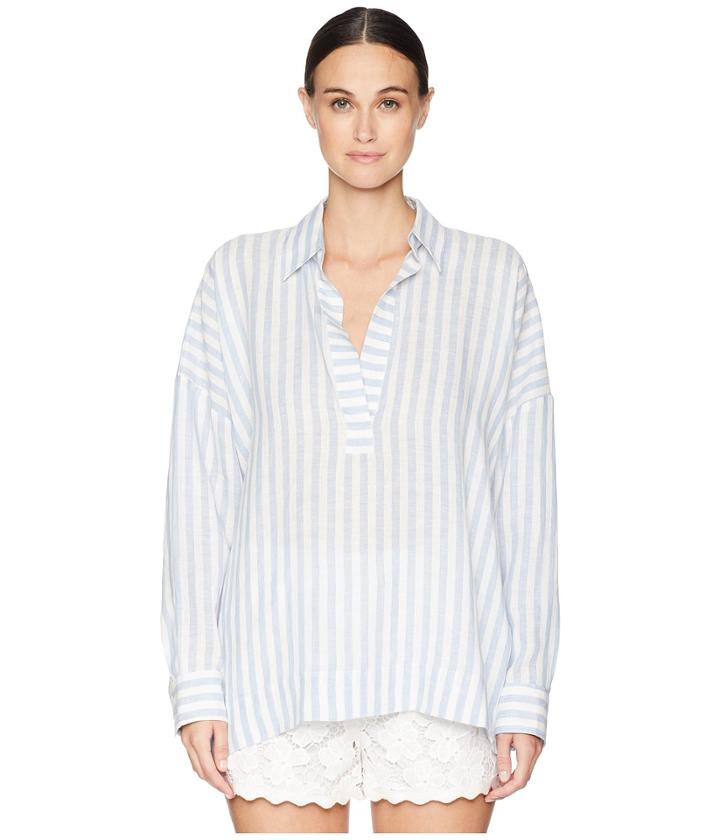 Vivienne Westwood Vault Blouse (blue/white) Women's Blouse