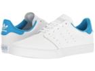 Adidas Skateboarding Seeley Court (footwear White/footwear White/bright Blue) Men's Skate Shoes