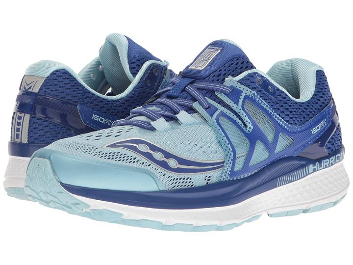 Saucony Hurricane Iso 3 (blue/light Blue) Women's Shoes