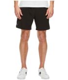 Lacoste 7 Sport Technical Tennis Shorts (black/trade Wind Blue) Men's Shorts