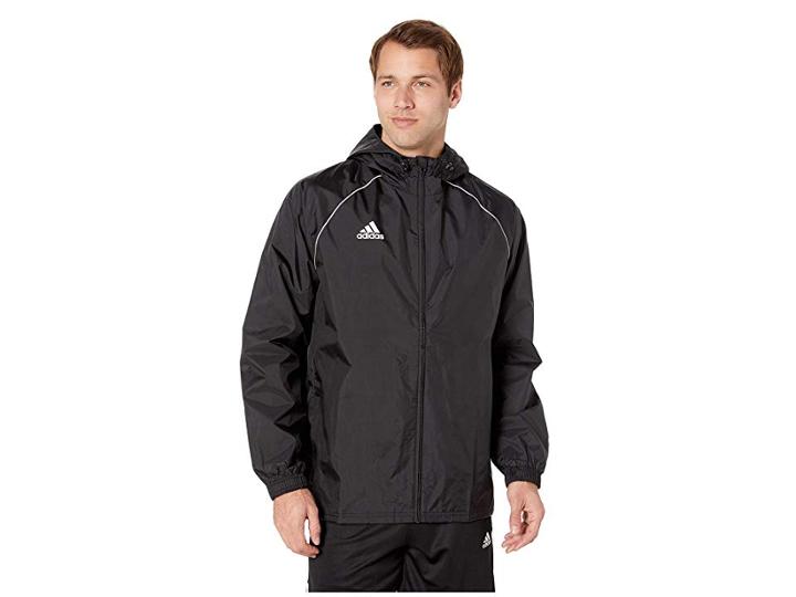 Adidas Core18 Rain Jacket (black/white) Men's Coat