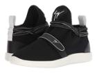 Giuseppe Zanotti Singles Single Bar Mid Top Sneaker (black) Men's Shoes