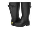 Western Chief Dot Pop Wide Calf (black) Women's Rain Boots