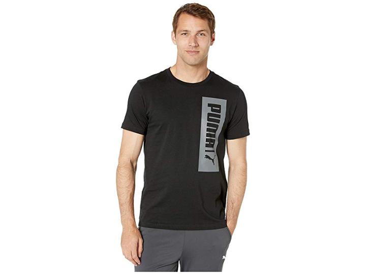 Puma Block Tee (puma Black/puma Black/smoked Pearl) Men's Clothing