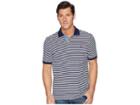 Polo Ralph Lauren Classic Fit Yarn-dyed Striped Polo (cruise Navy/white 1) Men's Clothing