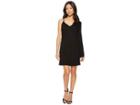 Lanston One Sleeve Mini Dress (black) Women's Dress