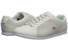 Lacoste Rey Lace 218 1 (off-white/white) Women's Shoes
