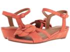 Clarks Parram Stella (coral Nubuck) Women's Sandals